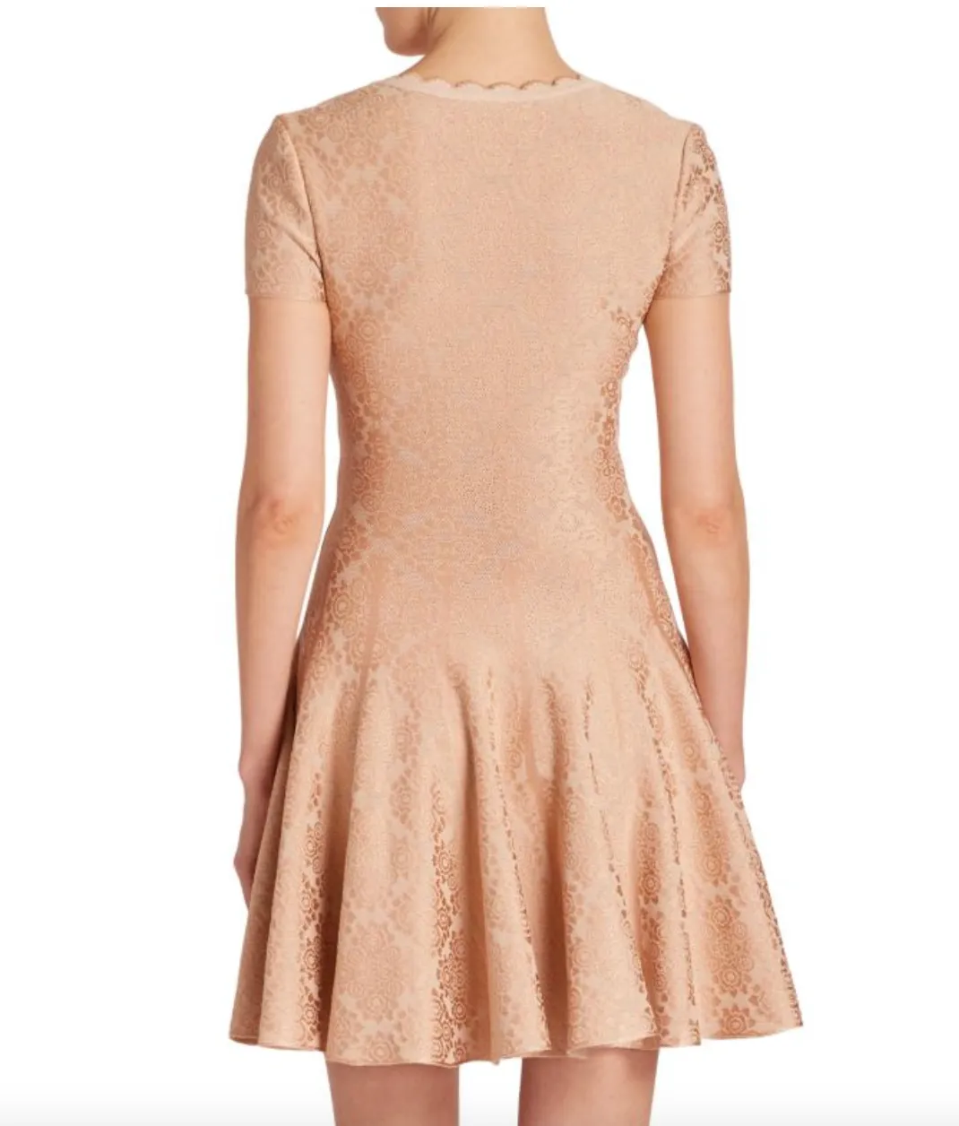 ALAÏA Jacquard Skater Dress