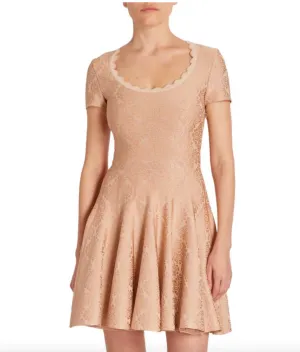 ALAÏA Jacquard Skater Dress