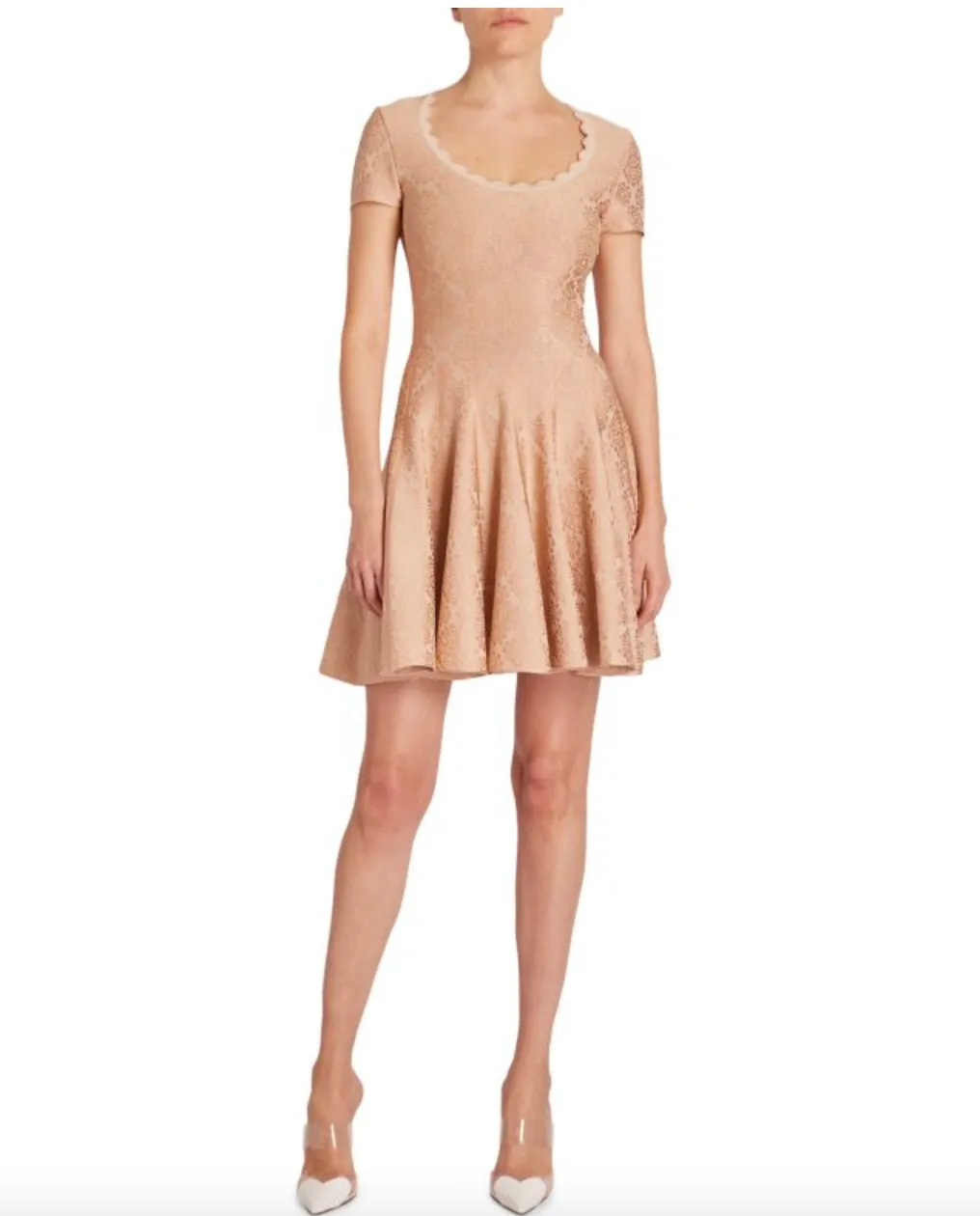 ALAÏA Jacquard Skater Dress