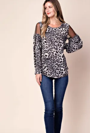 Animal Print Top