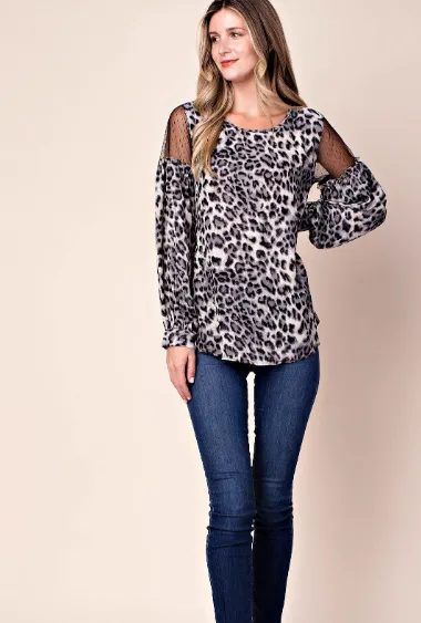 Animal Print Top