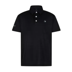 Antiguo Black Kid's Golf Polo