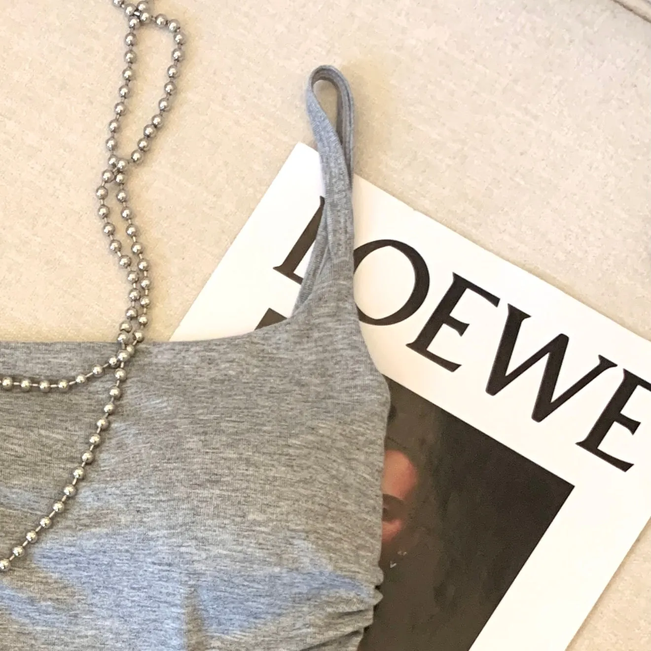Asymmetric Drawstring Padded Camisole