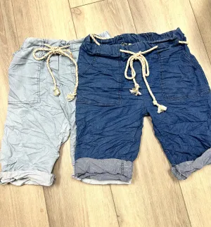Bermuda Bound Denim Shorts