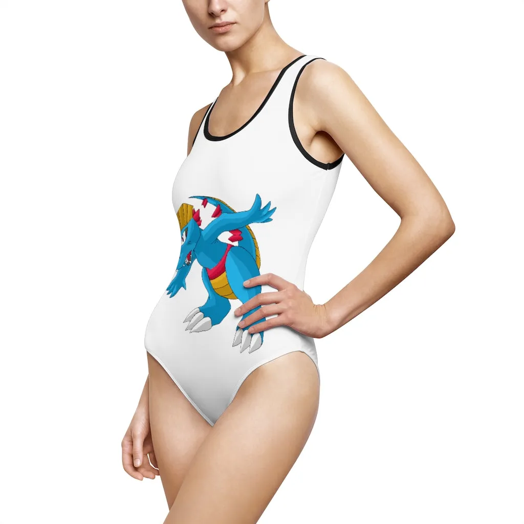 Blastdile Women's Classic One-Piece Swimsuit