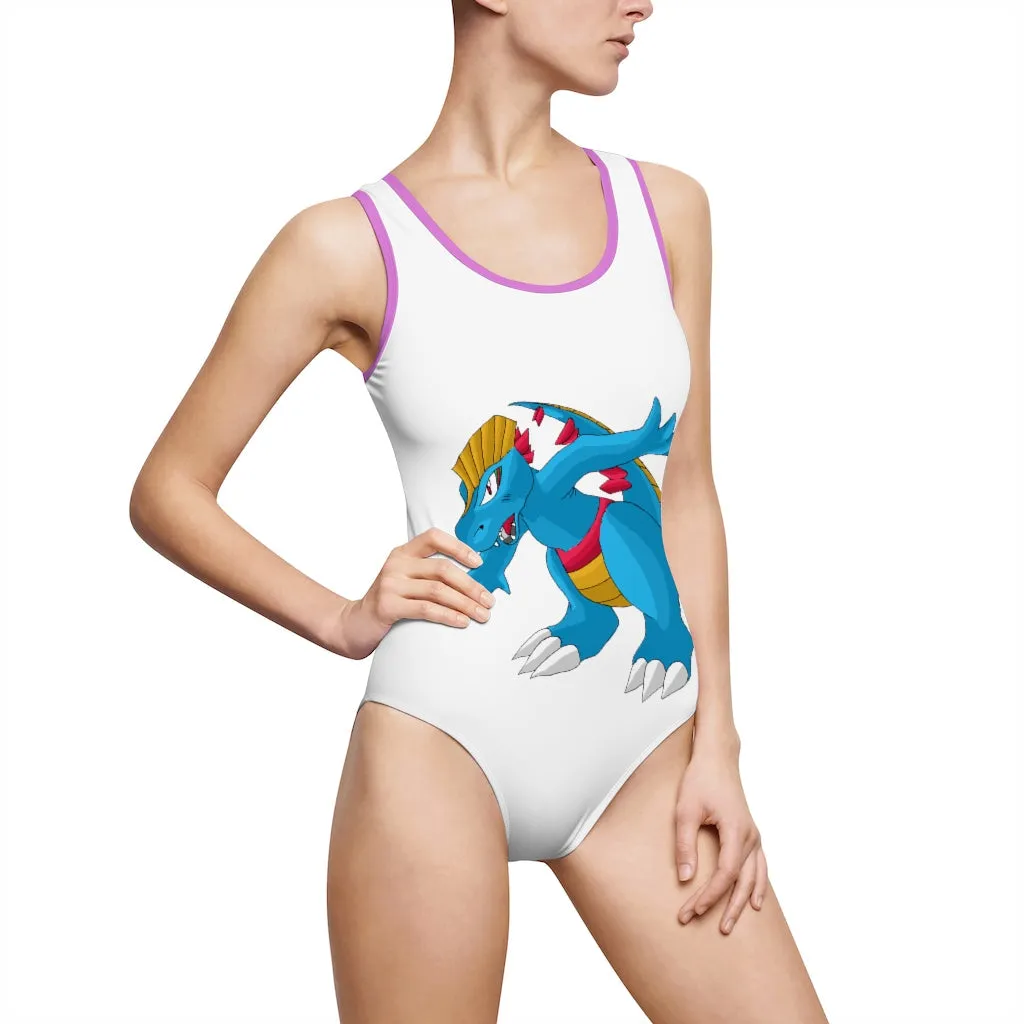 Blastdile Women's Classic One-Piece Swimsuit