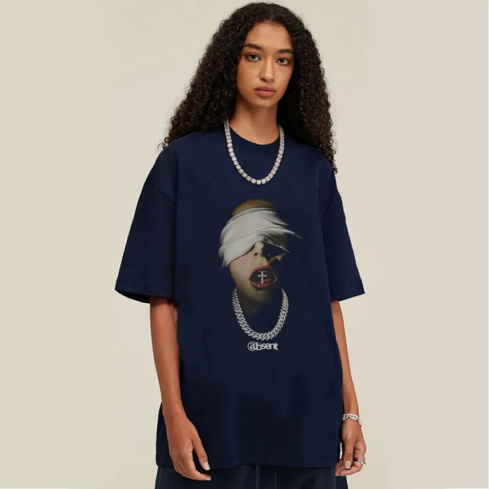 “Blindfolded Cross Boy” T-shirt