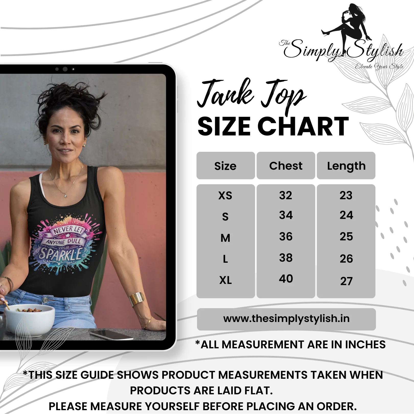 Bloom with Courage & Grace – Inspirational Graphic Tank Top