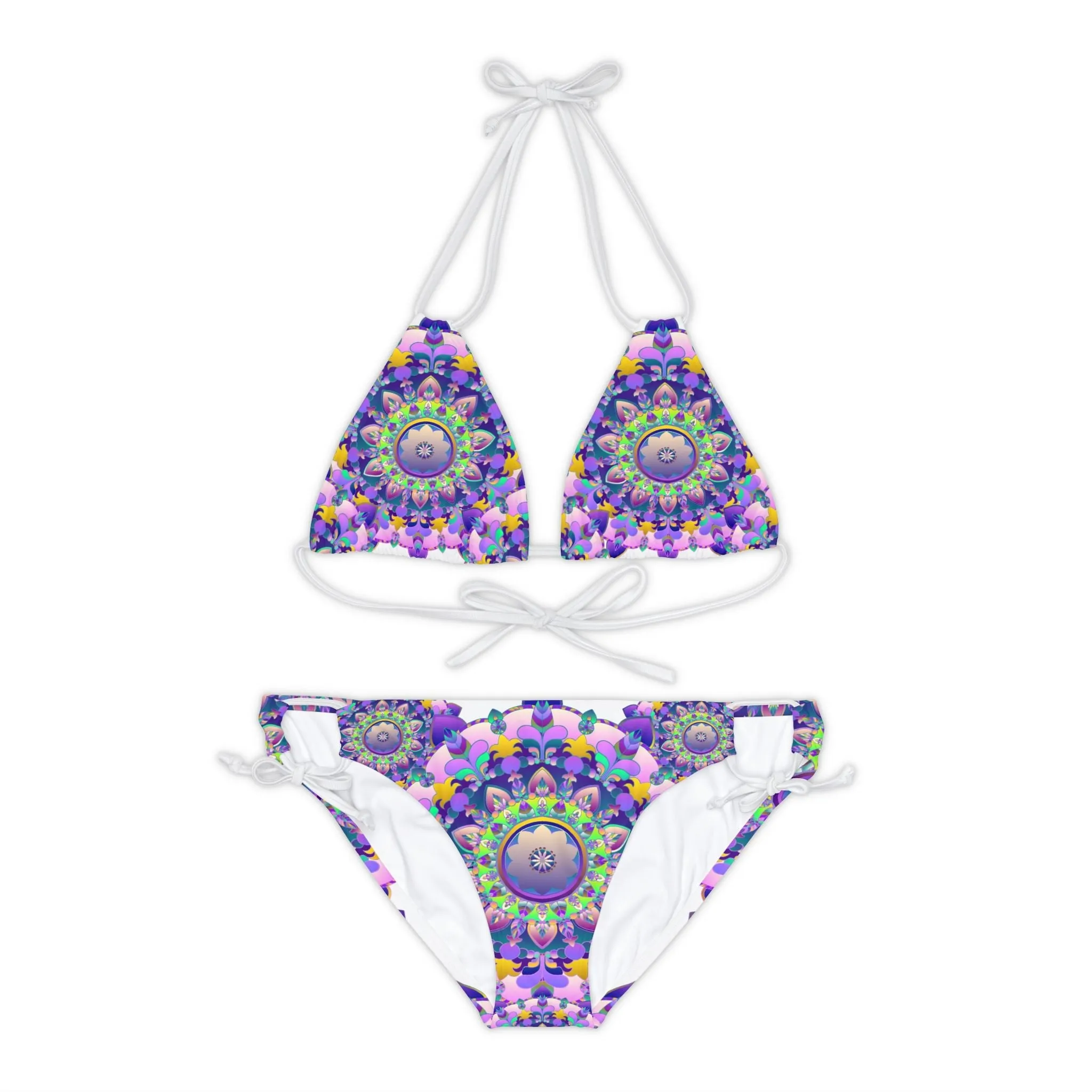 Bohemian Mandala Bikini in Purple & Pink