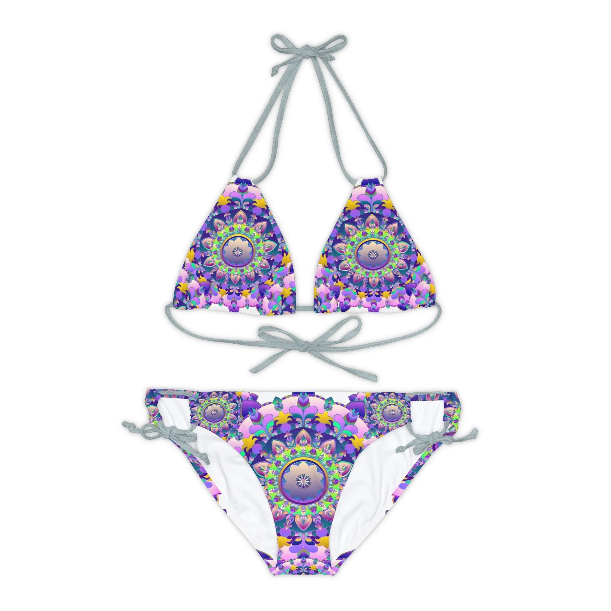 Bohemian Mandala Bikini in Purple & Pink