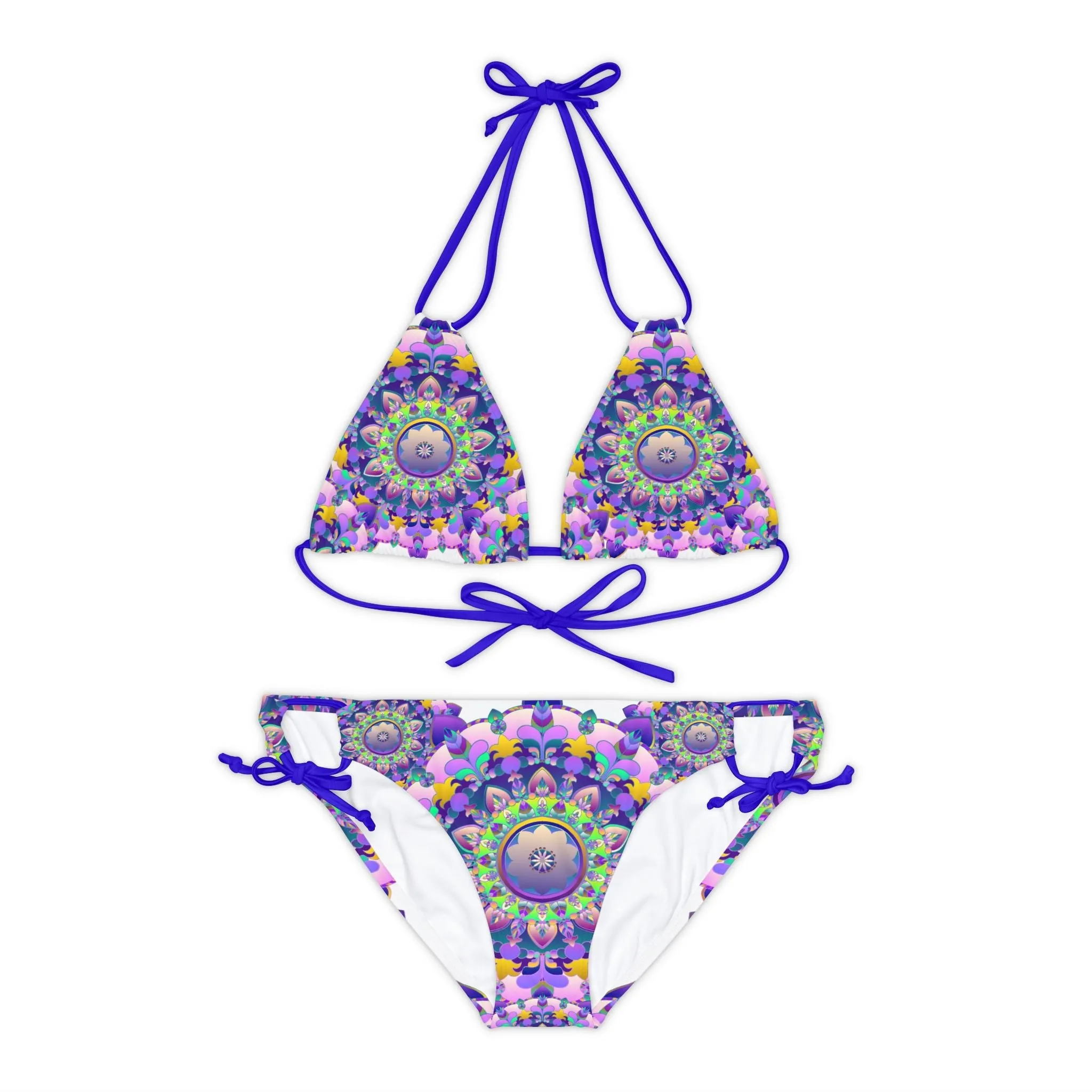 Bohemian Mandala Bikini in Purple & Pink