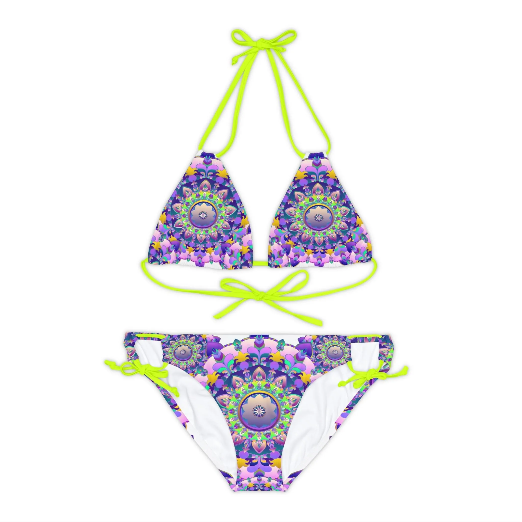 Bohemian Mandala Bikini in Purple & Pink