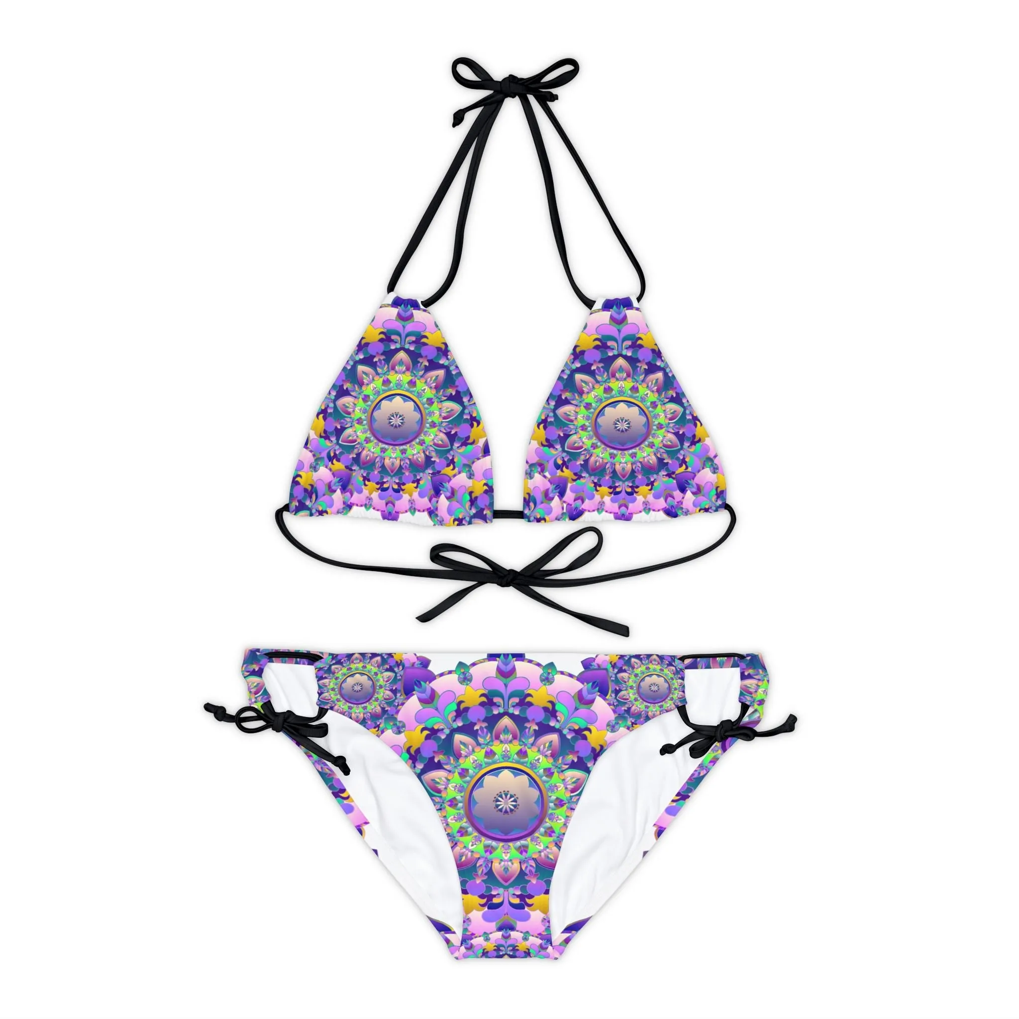 Bohemian Mandala Bikini in Purple & Pink