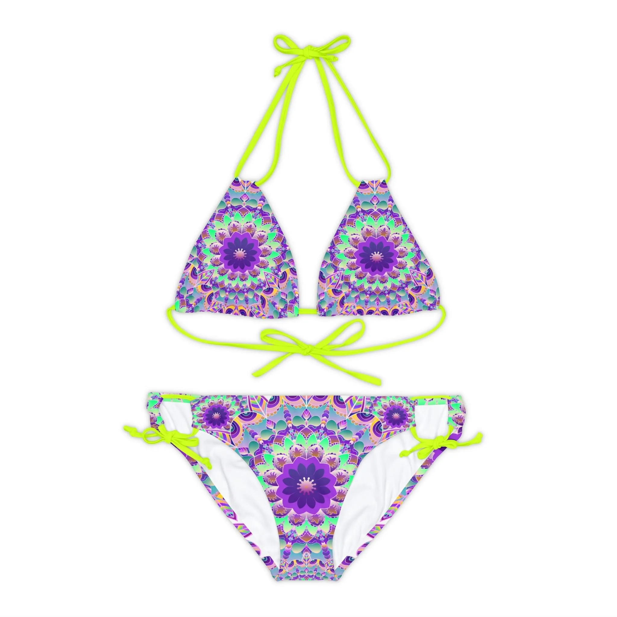 Boho Mandala Bikini Set - Vibrant Design