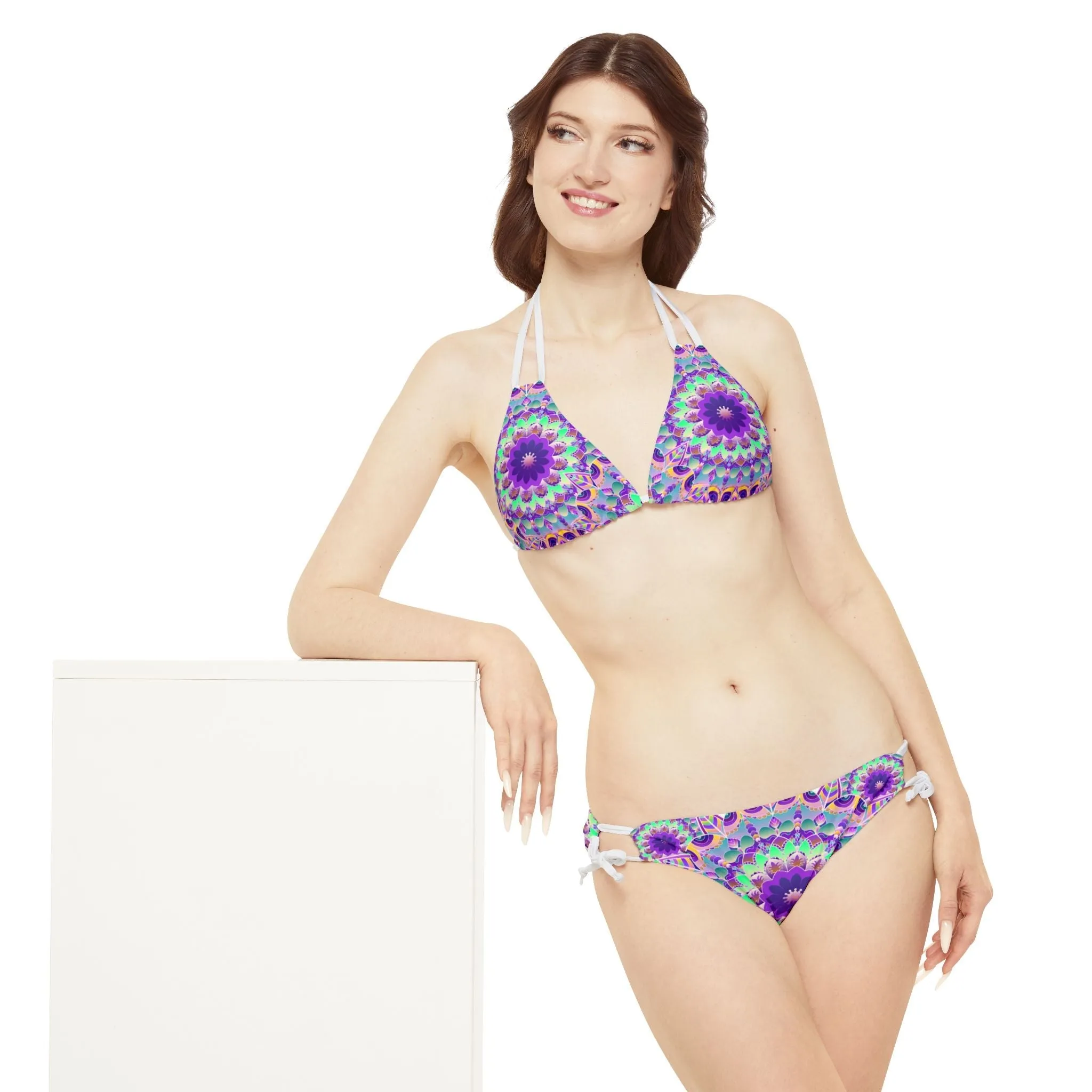 Boho Mandala Bikini Set - Vibrant Design