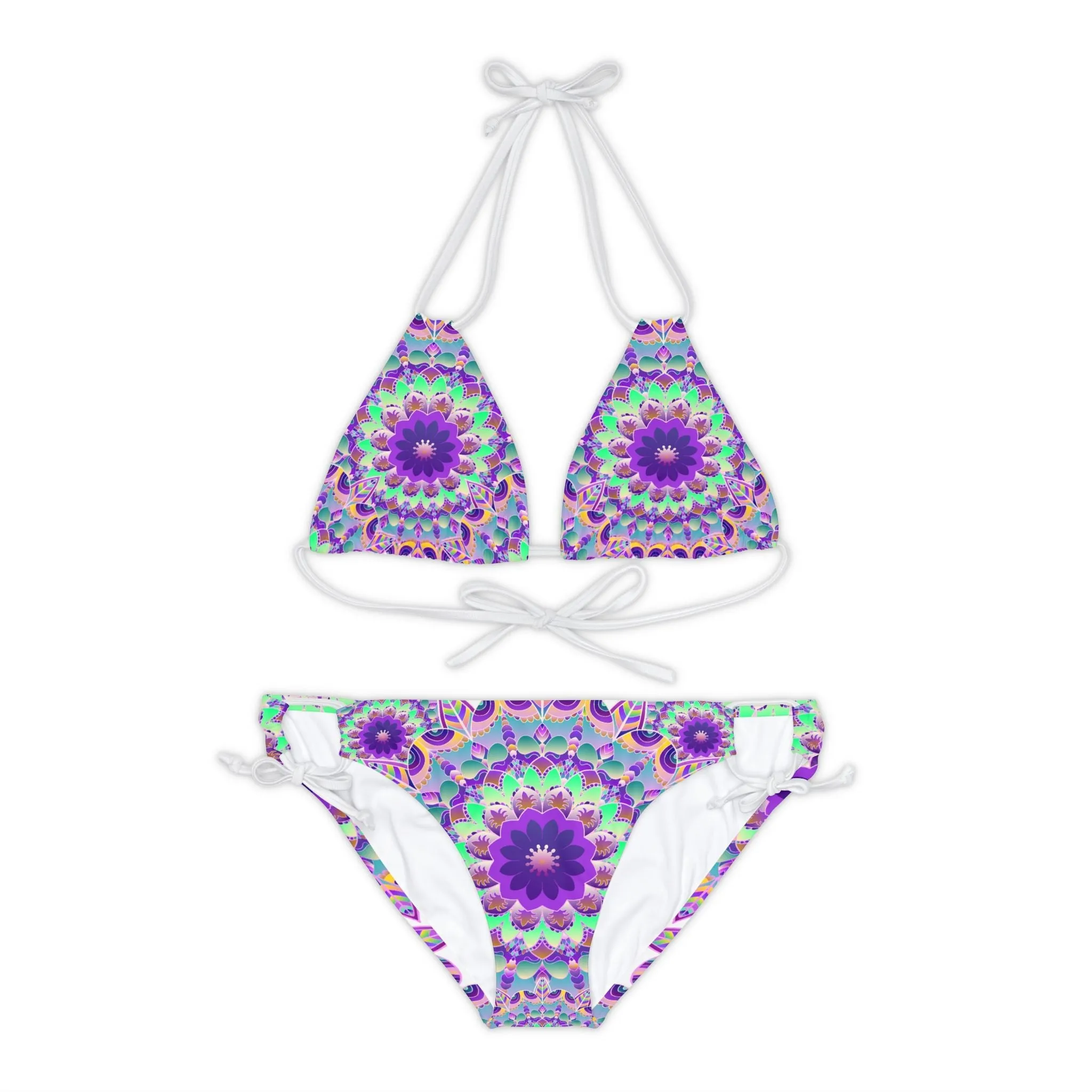 Boho Mandala Bikini Set - Vibrant Design