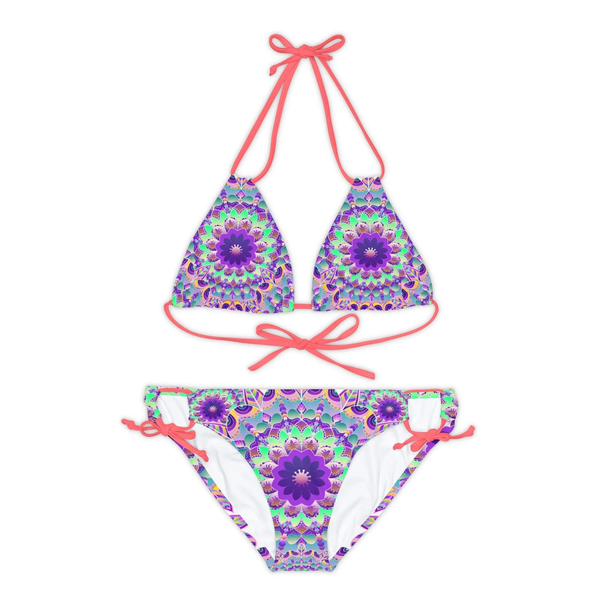 Boho Mandala Bikini Set - Vibrant Design