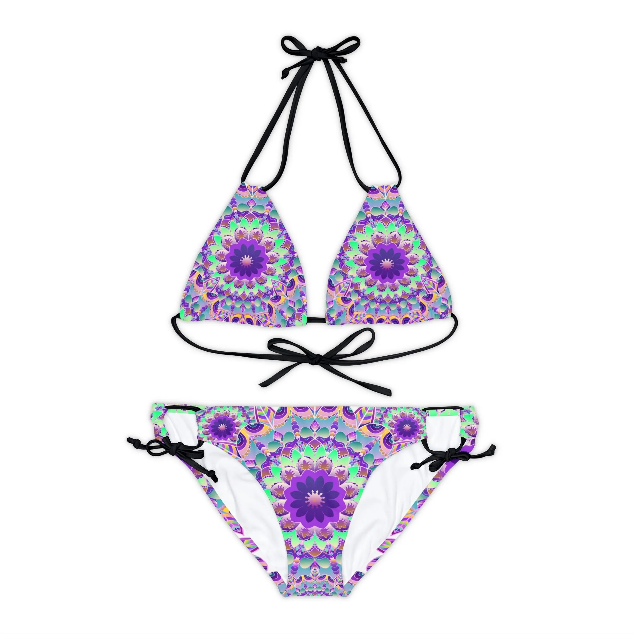 Boho Mandala Bikini Set - Vibrant Design