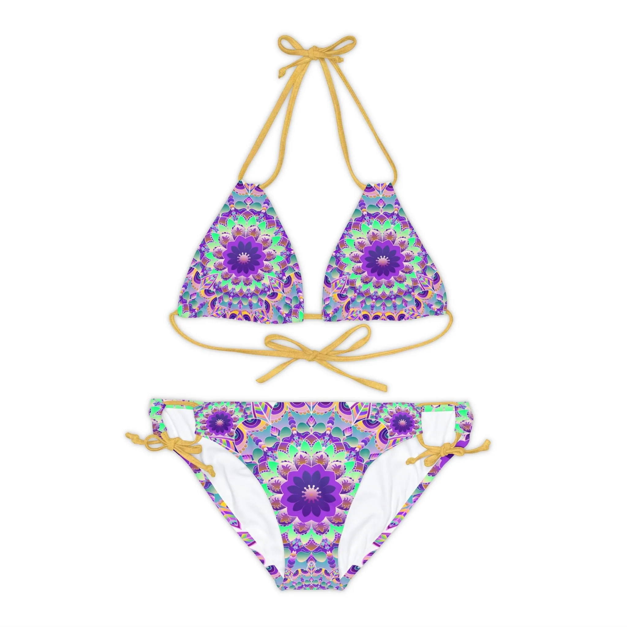 Boho Mandala Bikini Set - Vibrant Design