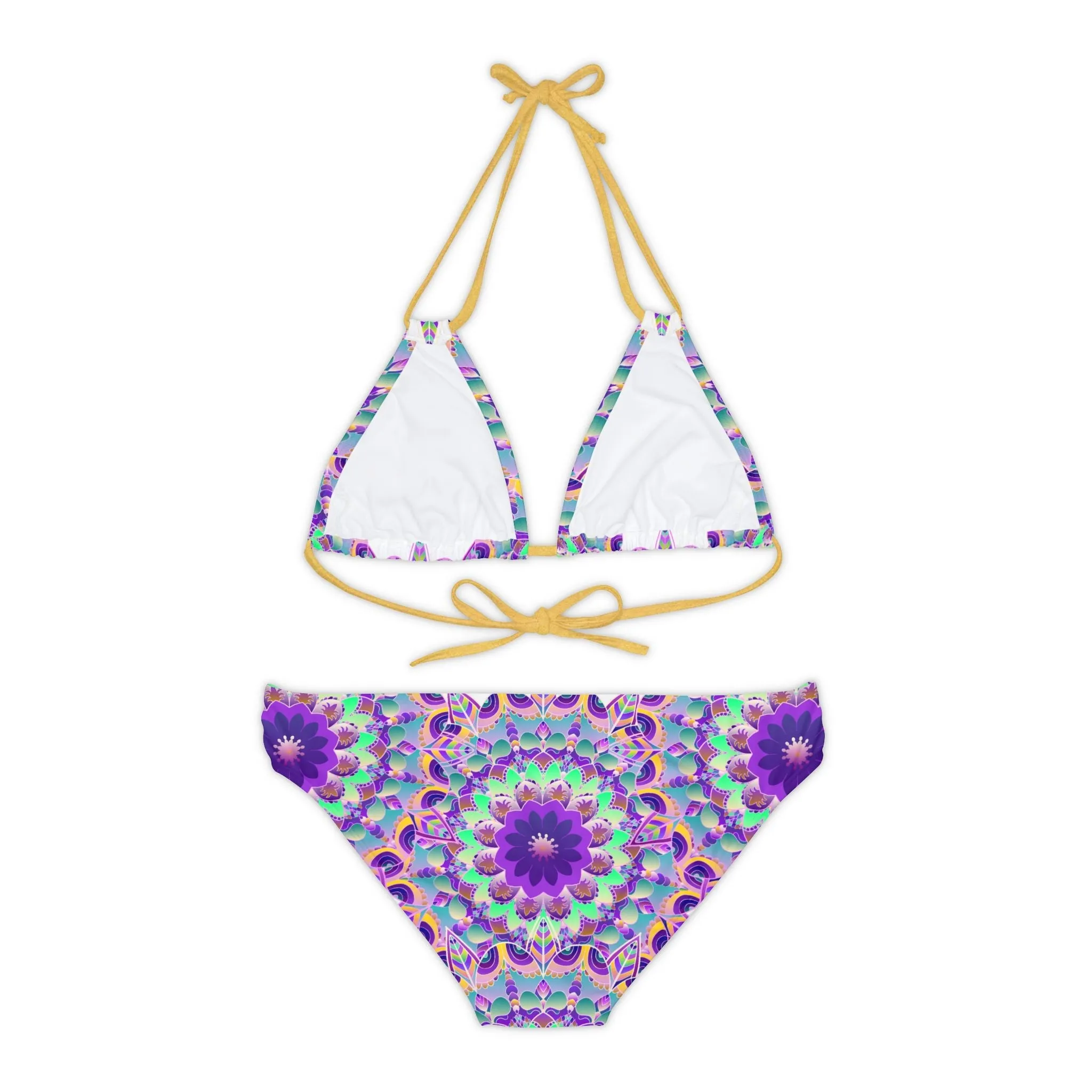 Boho Mandala Bikini Set - Vibrant Design