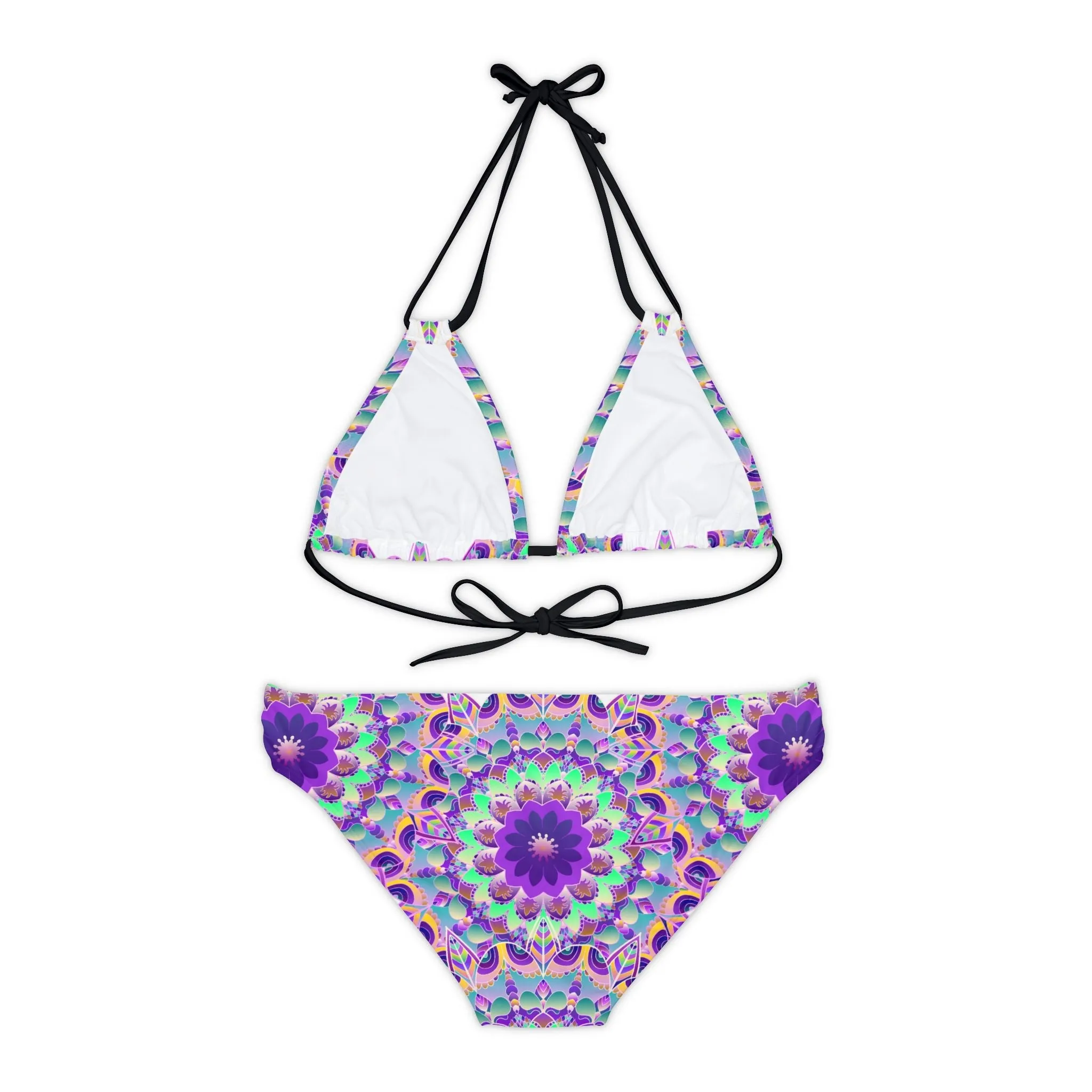 Boho Mandala Bikini Set - Vibrant Design