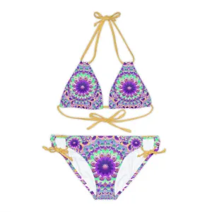 Boho Mandala Bikini Set - Vibrant Design