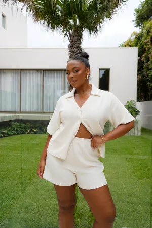 CAPRI WAFFLE SHORTS OASIS