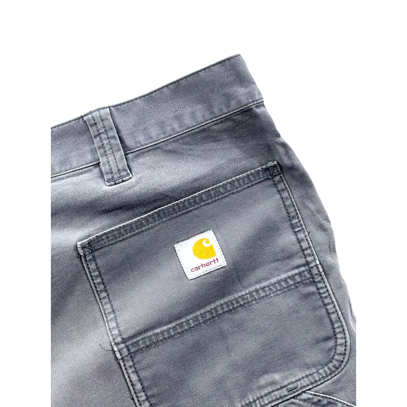 Carhartt Distressed Gray Relaxed Fit Cargo Shorts