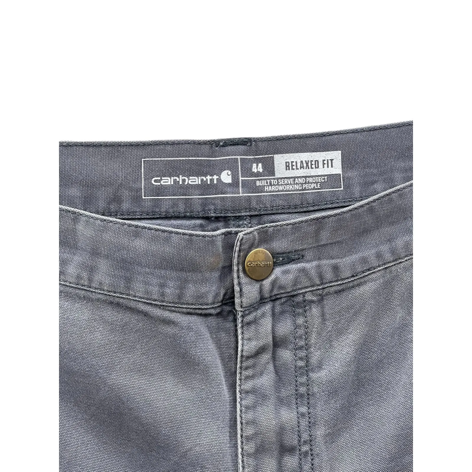 Carhartt Distressed Gray Relaxed Fit Cargo Shorts