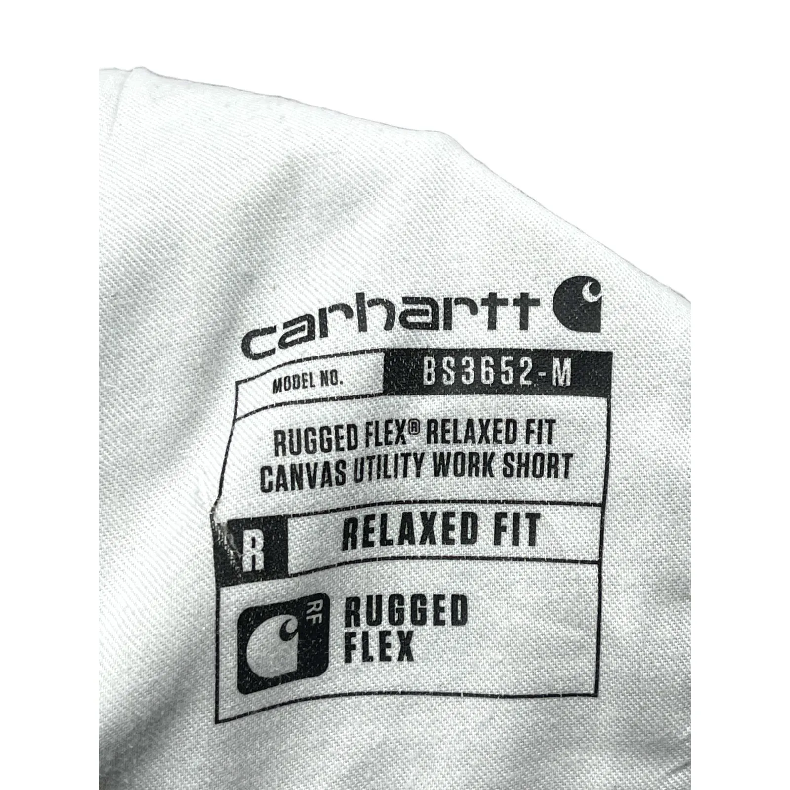 Carhartt Distressed Gray Relaxed Fit Cargo Shorts