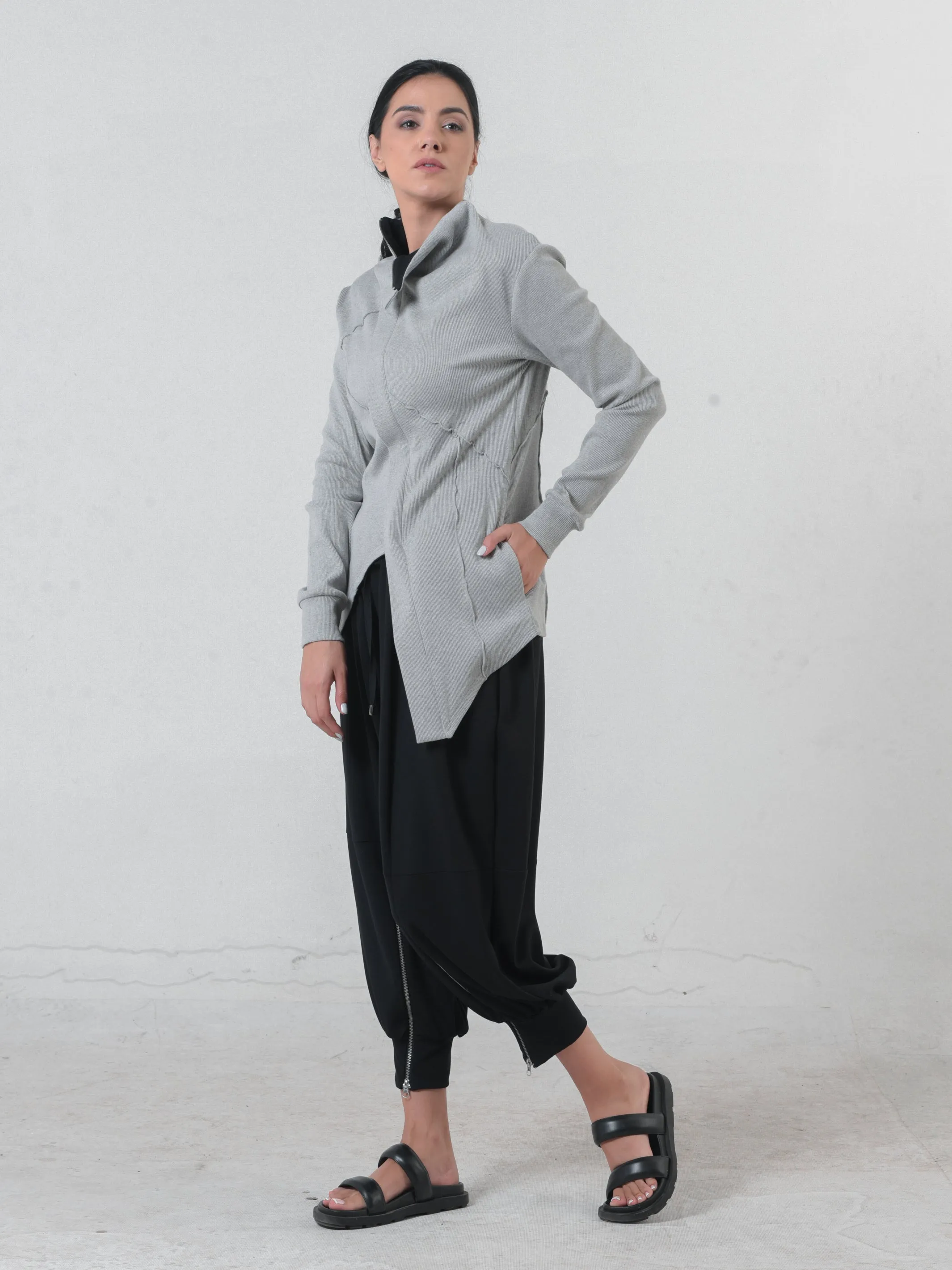 Casual Asymmetric Cardigan