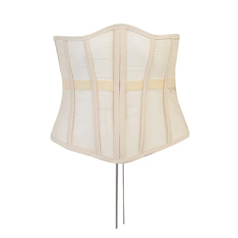 Casual Outwear Mesh Belted Vest