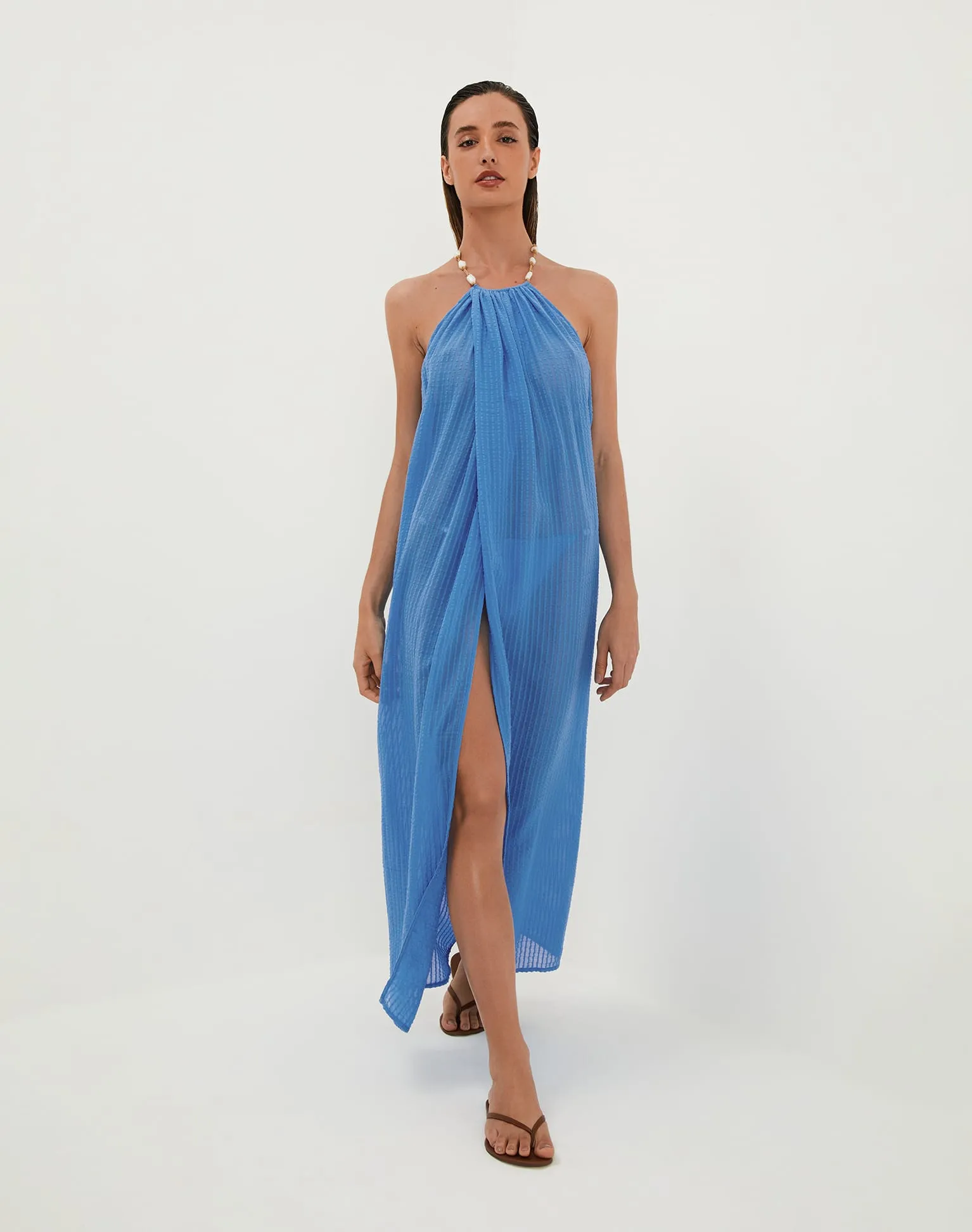 Cloe Long Cover Up - Beach Front