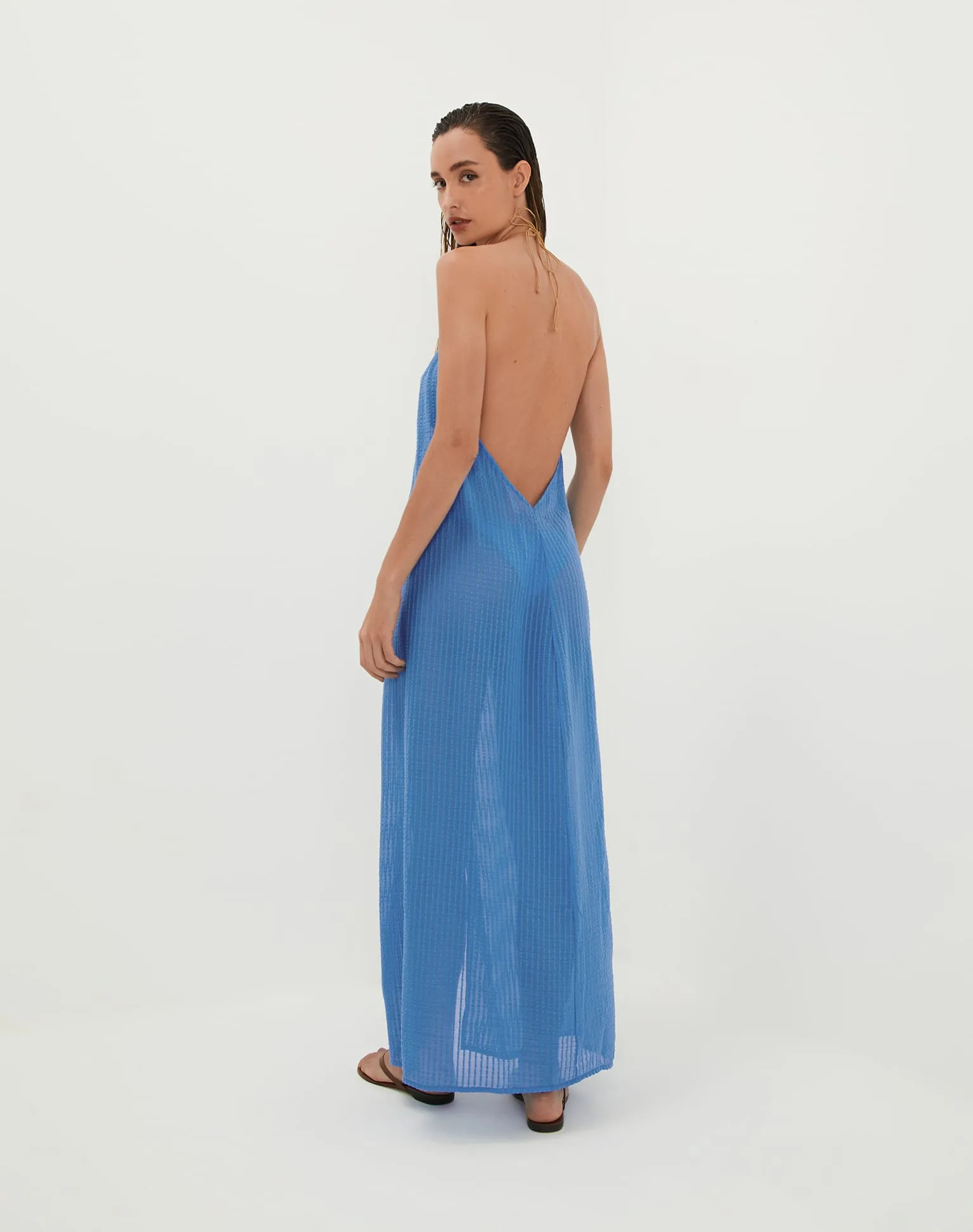 Cloe Long Cover Up - Beach Front