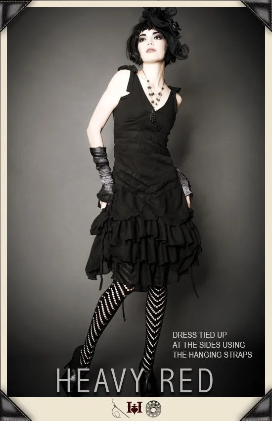 Confounding Grace Chiffon Vintage Dress