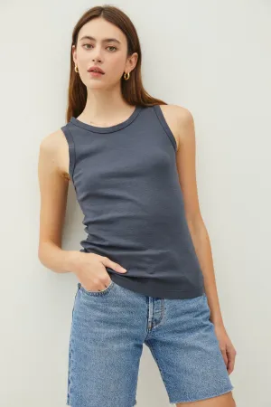 Cotton Crew Neck Tank