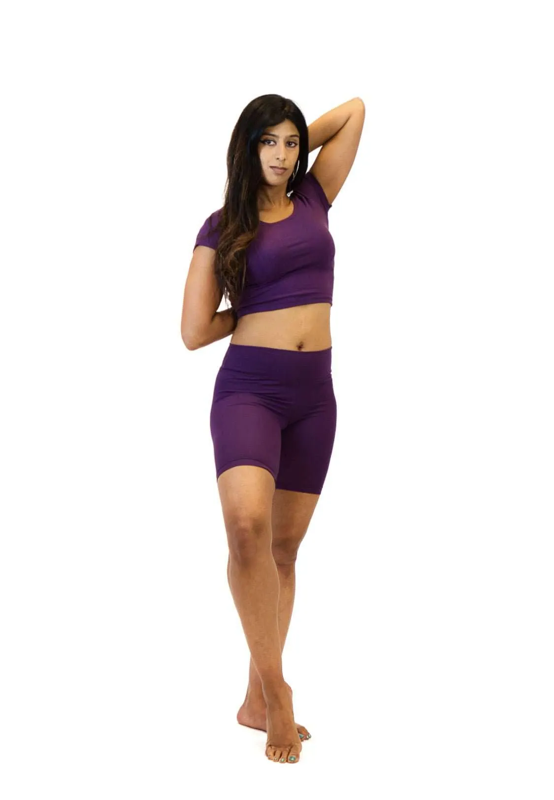Cotton Crop Top - Stylish Hemp Yoga Wear for Comfort