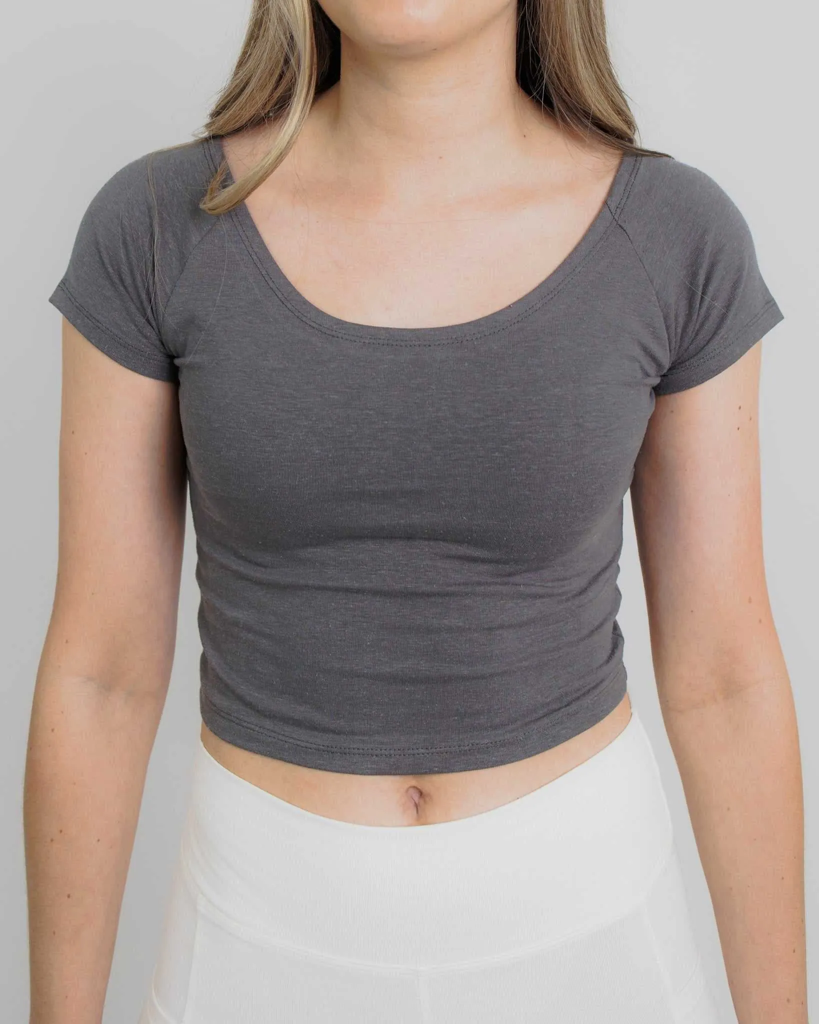Cotton Crop Top - Stylish Hemp Yoga Wear for Comfort