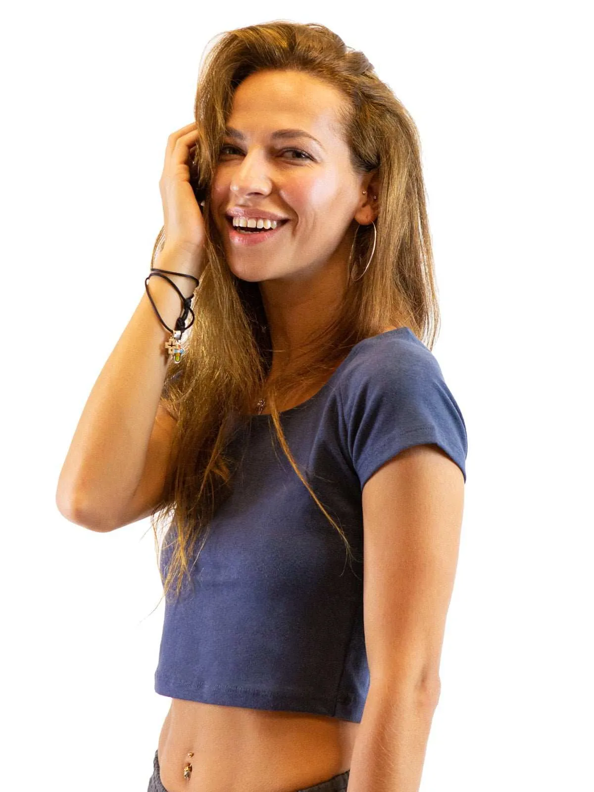 Cotton Crop Top - Stylish Hemp Yoga Wear for Comfort