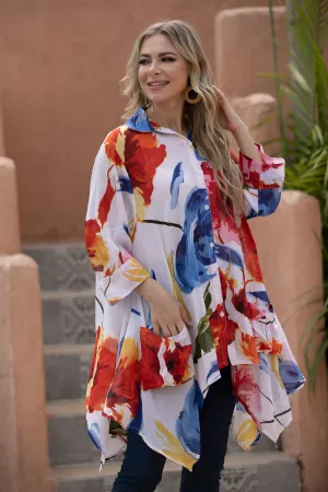 Cotton Floral Cover Up