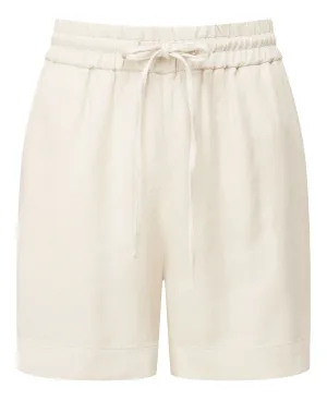 Daphne Linen Shorts - Oat