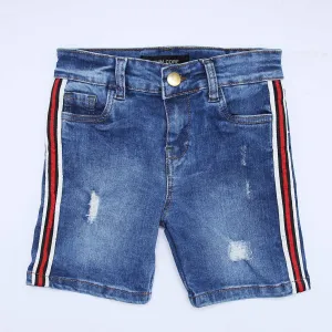 DENIM TAPPY SHORTS
