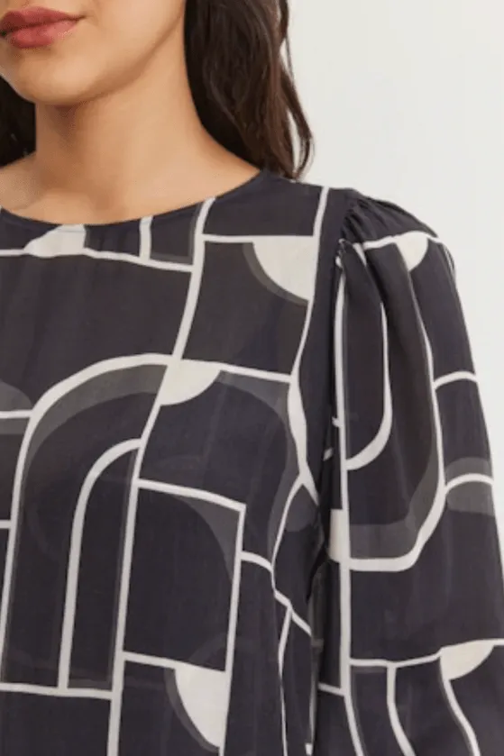 Desta Long Sleeve Blouse Top