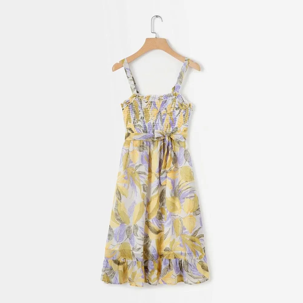 ELEGANT BOHEMIAN MIDI DRESS