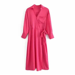 Elegant Satin Long Dress