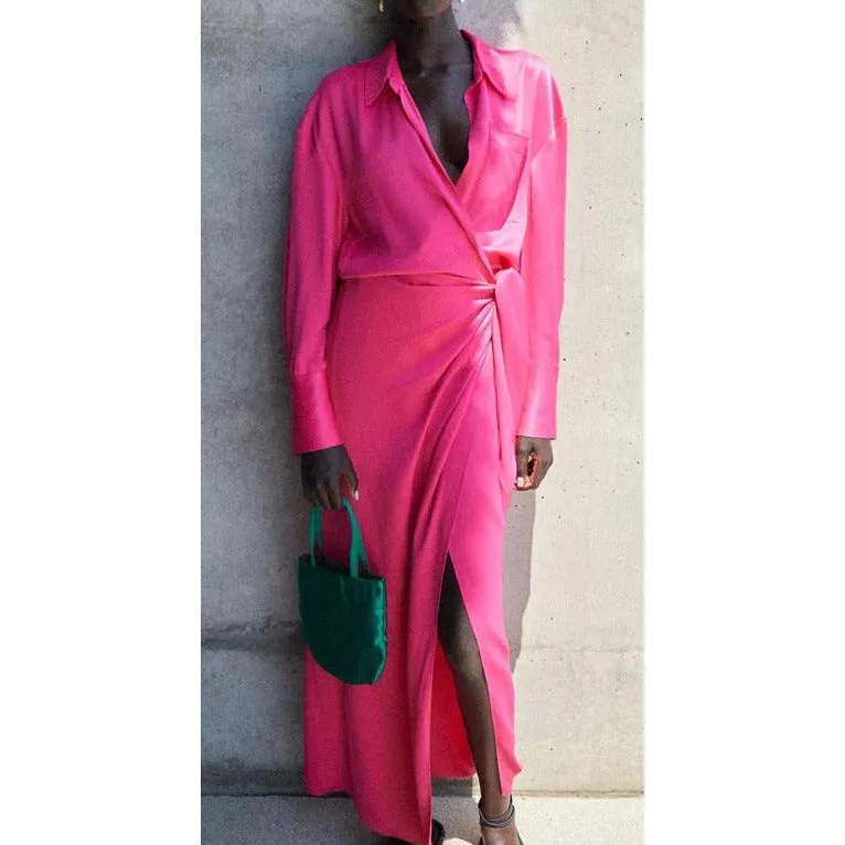 Elegant Satin Long Dress