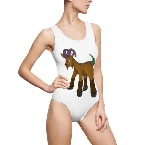 Elkwok Women's Classic One-Piece Swimsuit