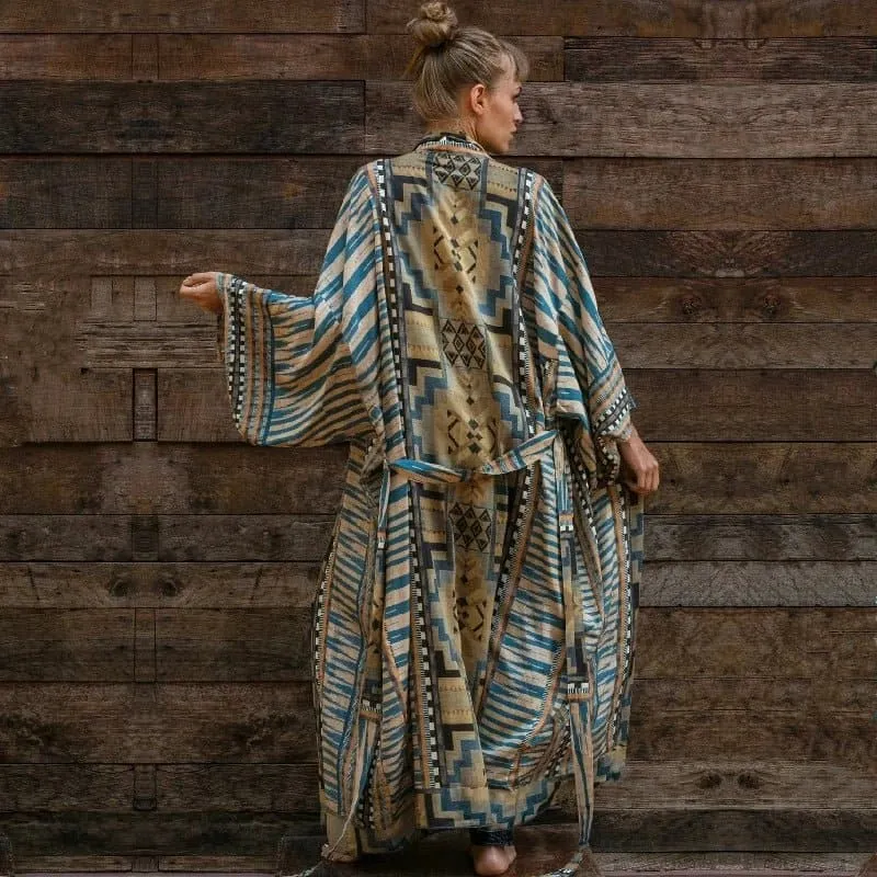 Embroidery Beach Cover-up in Bohemian Style - LORYLEI