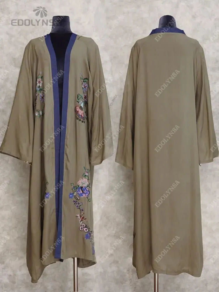 Embroidery Beach Cover-up in Bohemian Style - LORYLEI