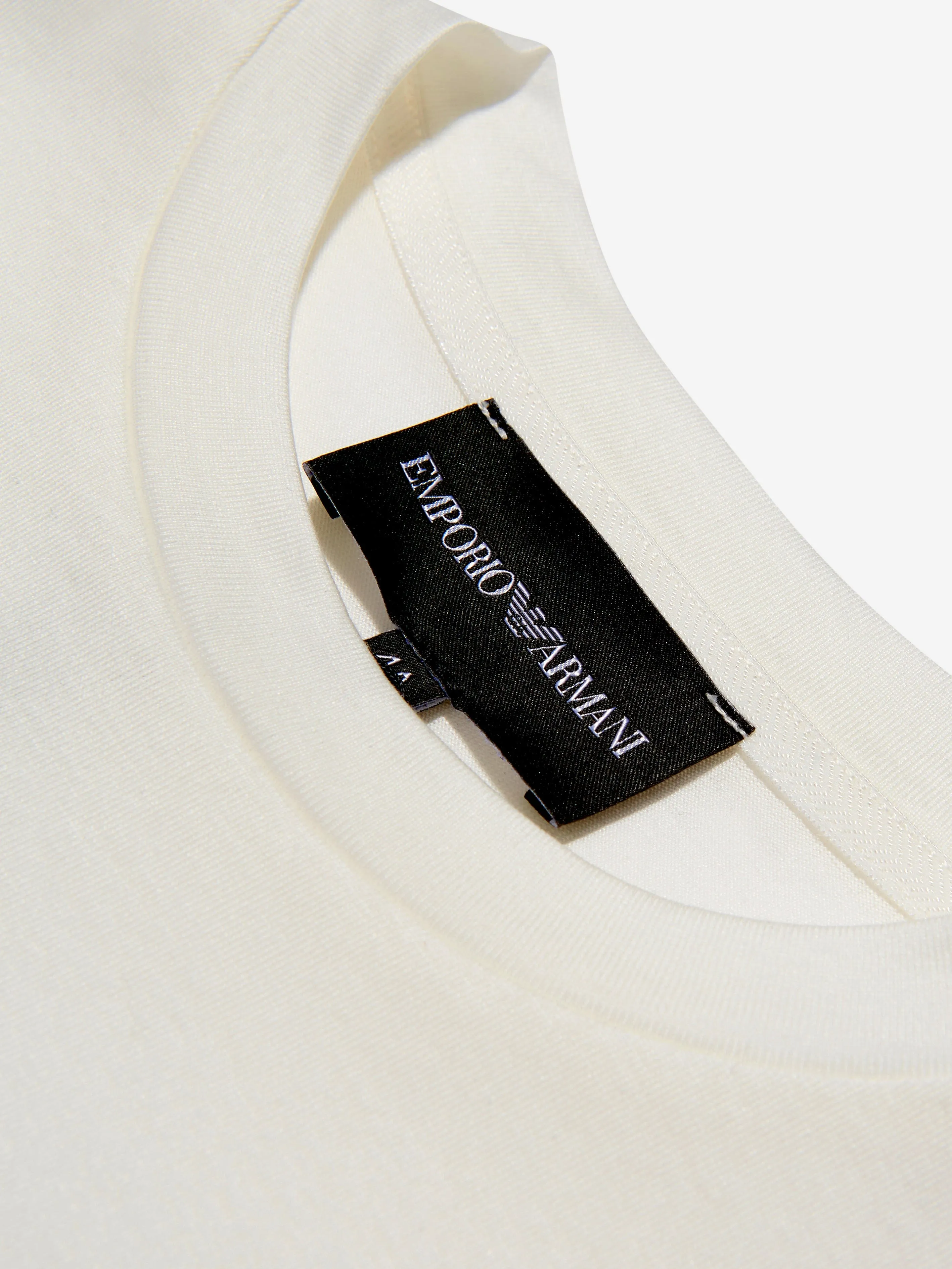 Emporio Armani Boys Cotton Jersey Logo T-Shirt